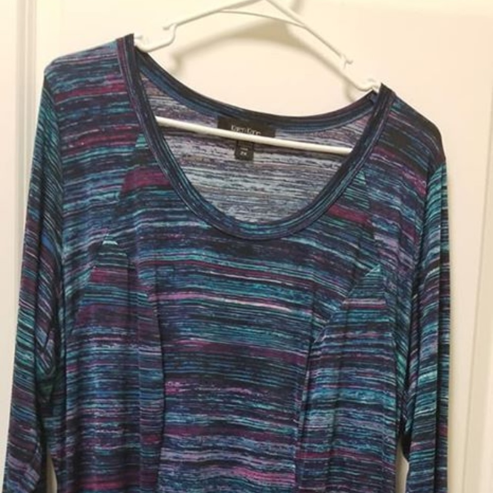 Karen Kane 3/4 Sleeve 2X Top